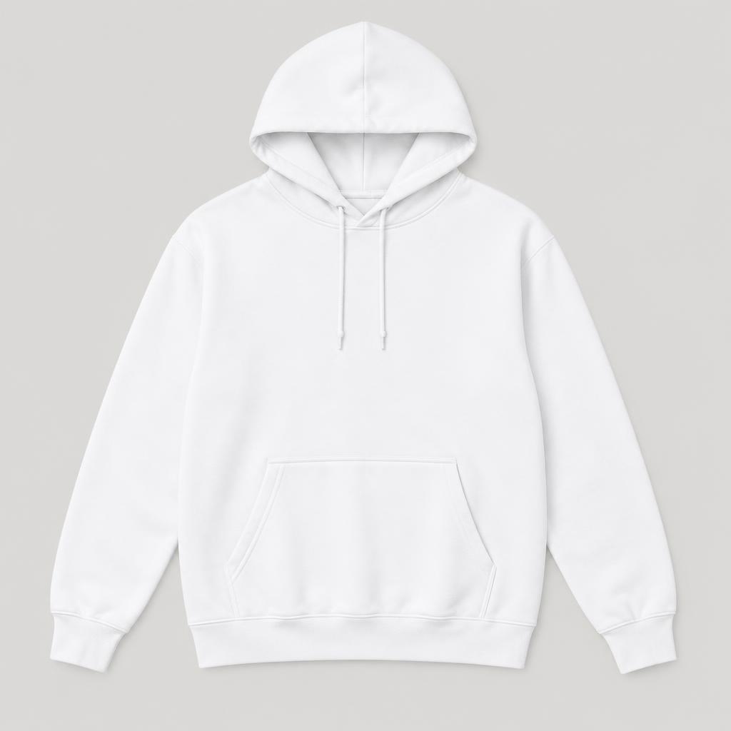 White Pullover Hoodie