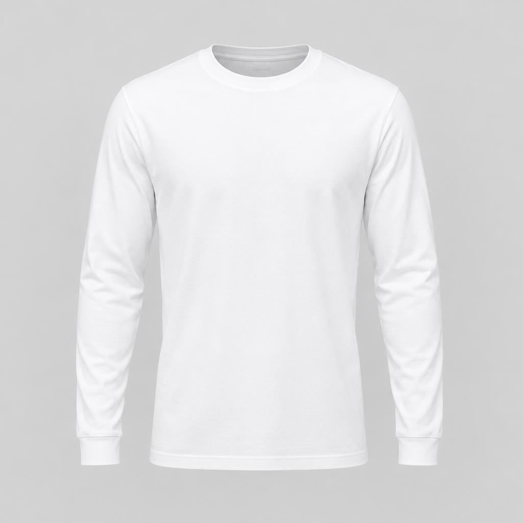 White Long-Sleeve T-Shirt